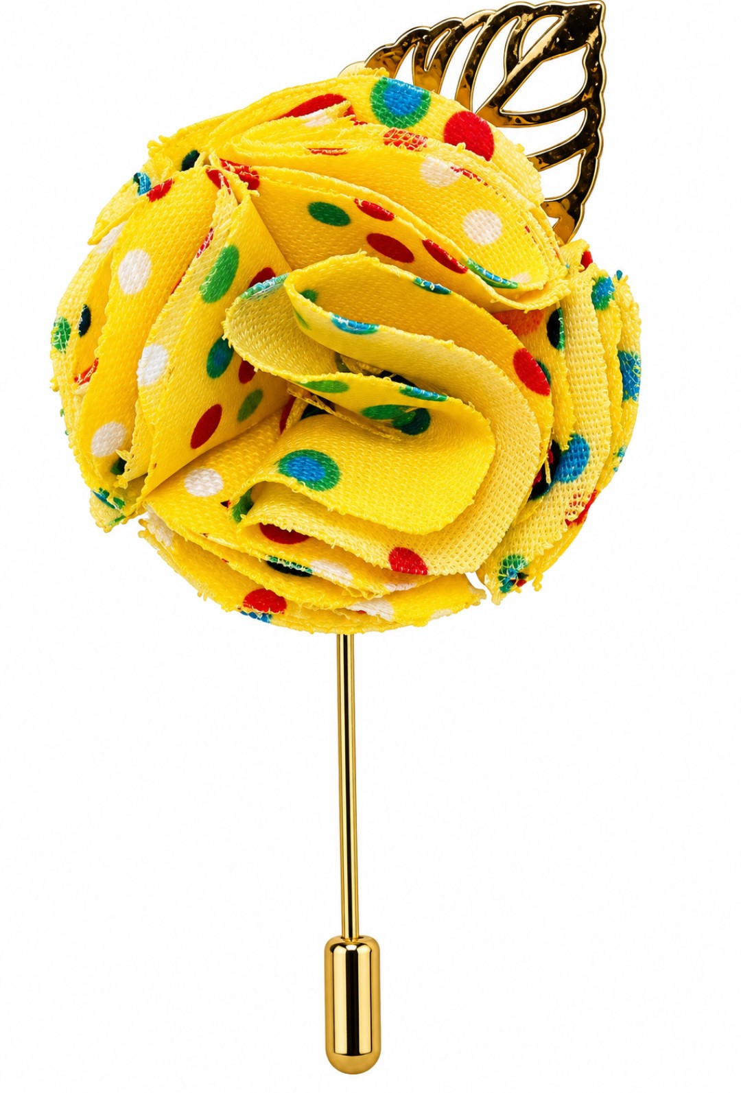 Maison Soleil Luxe™ Polka Dot Bloom Lapel Pin
