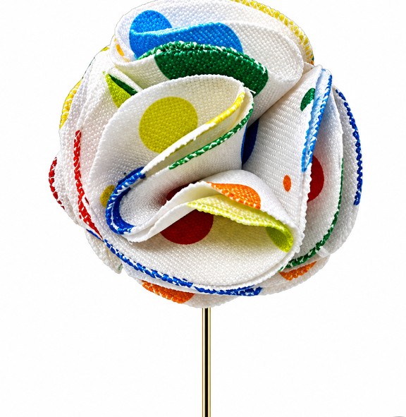 The Luxe Spectrum Artisan Rose Lapel Pin