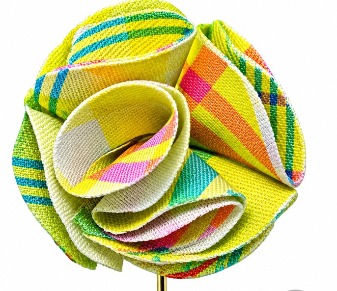 The Executive Rainbow Rose Lapel Pin