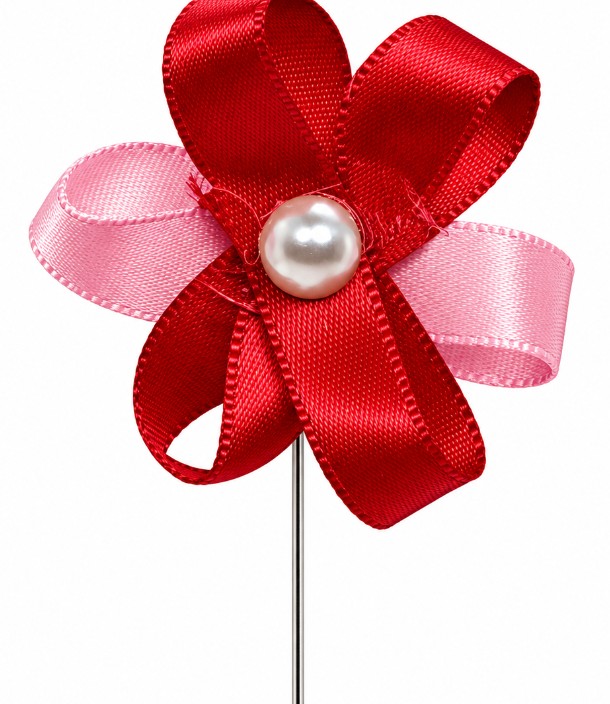 Romance in Red Handcrafted Lapel Pin