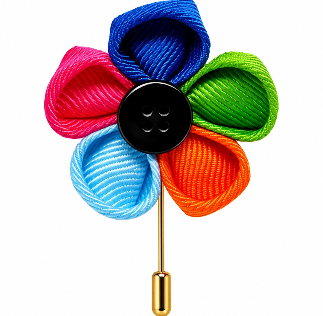 The Rainbow Elegance Lapel Pin 