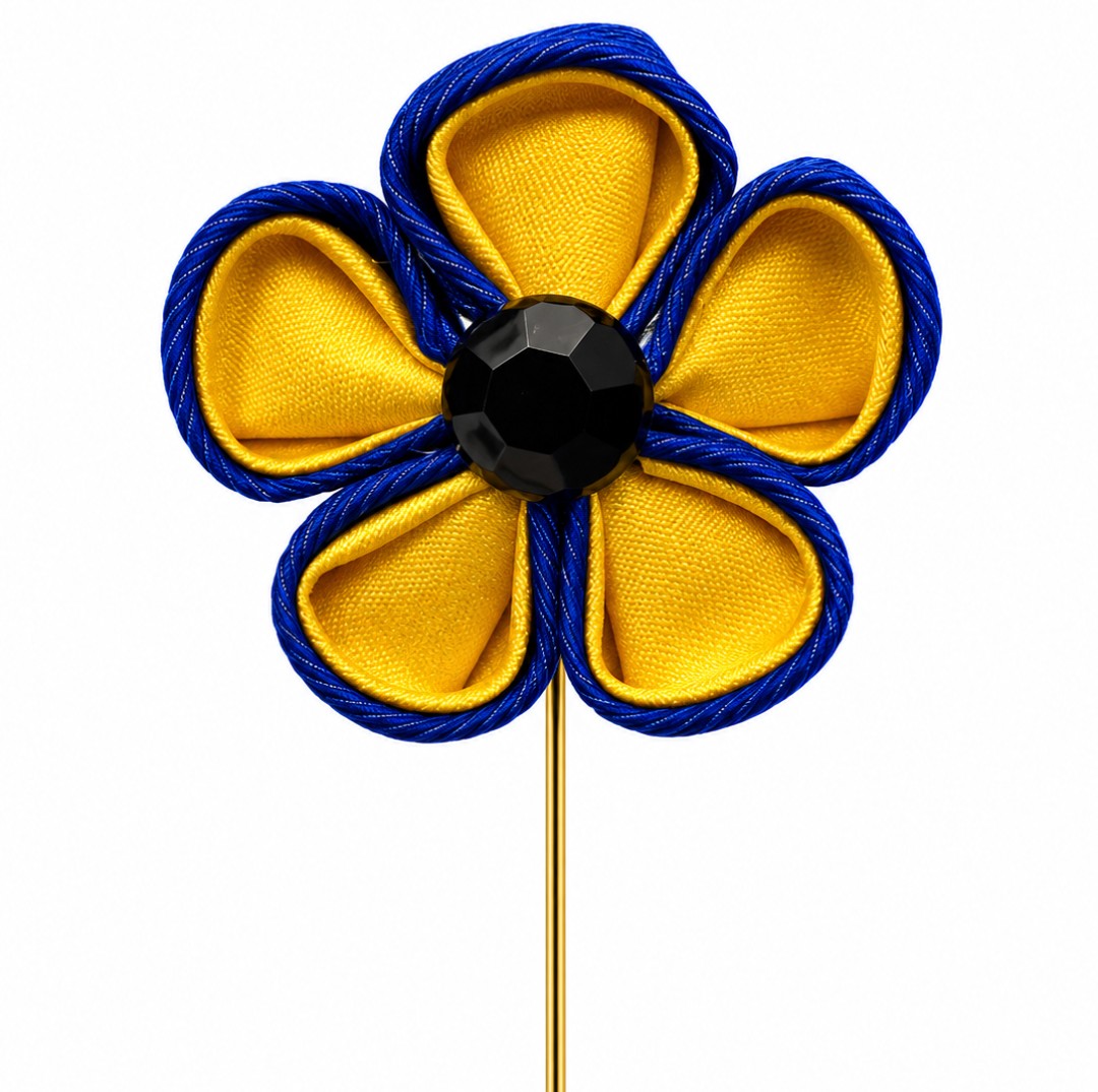 Golden Elegance Lapel Pin 
