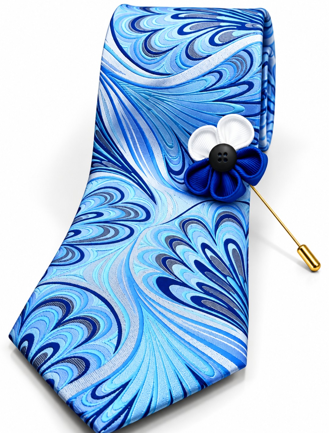 The Royal Gentleman Blue Tie Gift Set